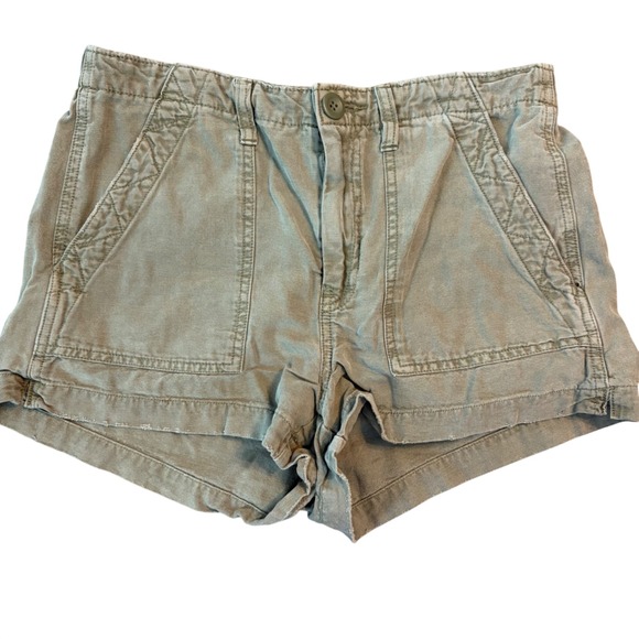 aerie Pants - Aerie Cargo Shorts Utility Gorpcore Safari Earthy Hiking Minimalist Women M